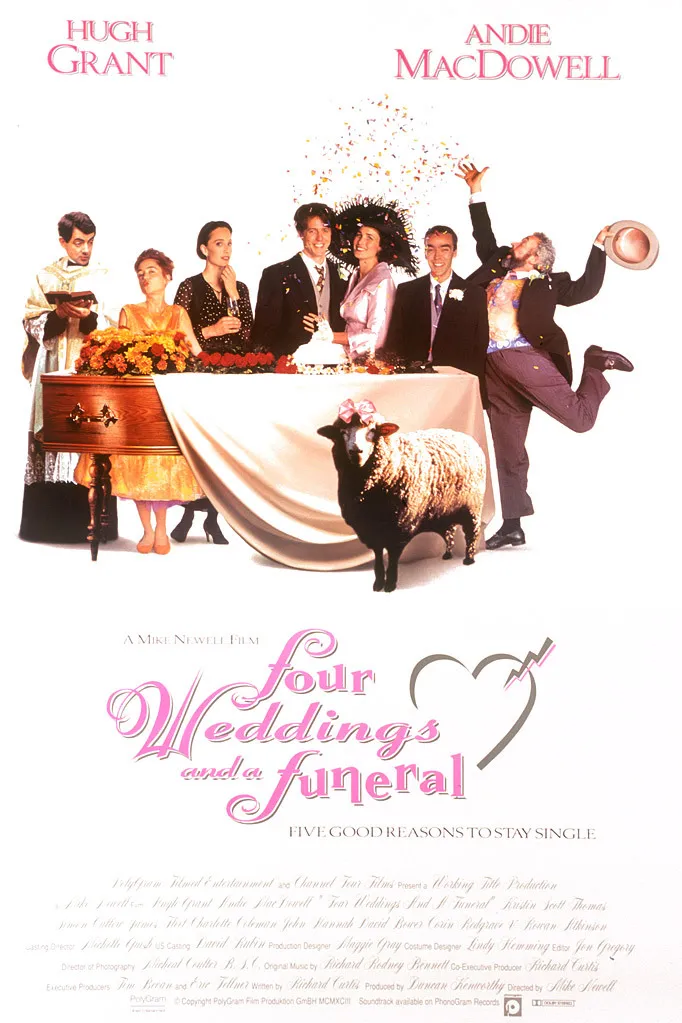  فیلم Four Weddings and a Funeral 1994