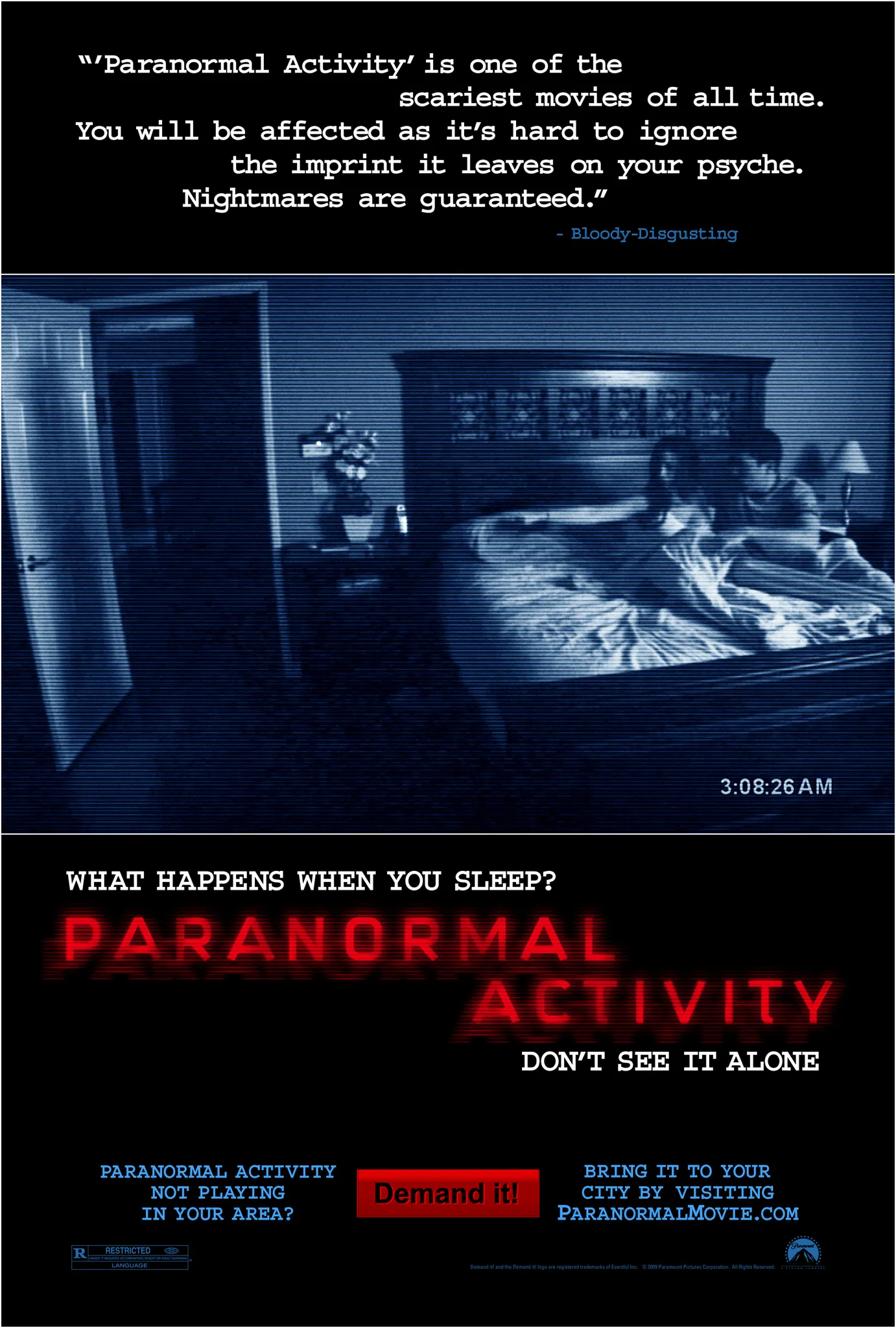  فیلم Paranormal Activity 2007