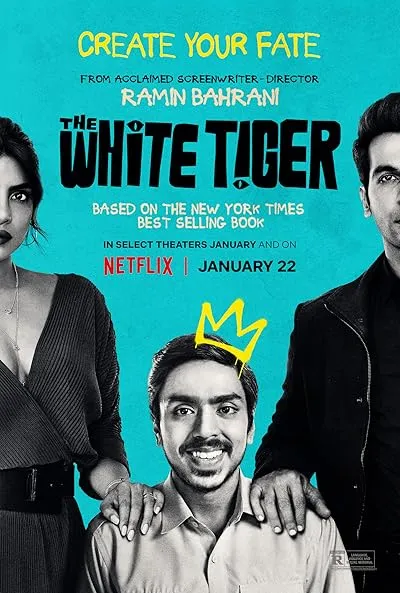  فیلم هندی The White Tiger 2021