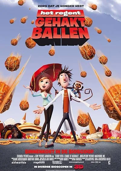  انیمیشن Cloudy with a Chance of Meatballs 2009
