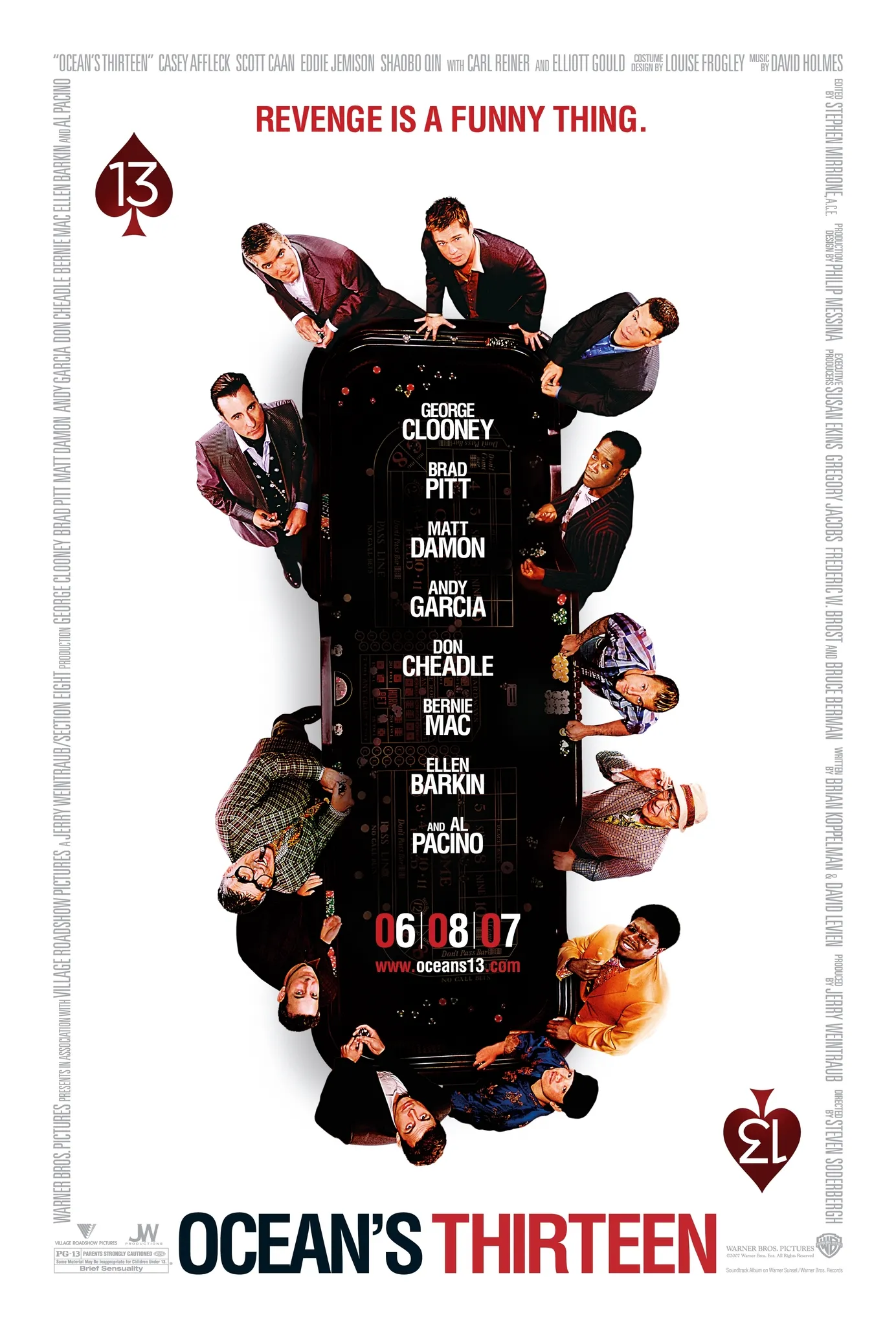  فیلم Ocean’s Thirteen 2007