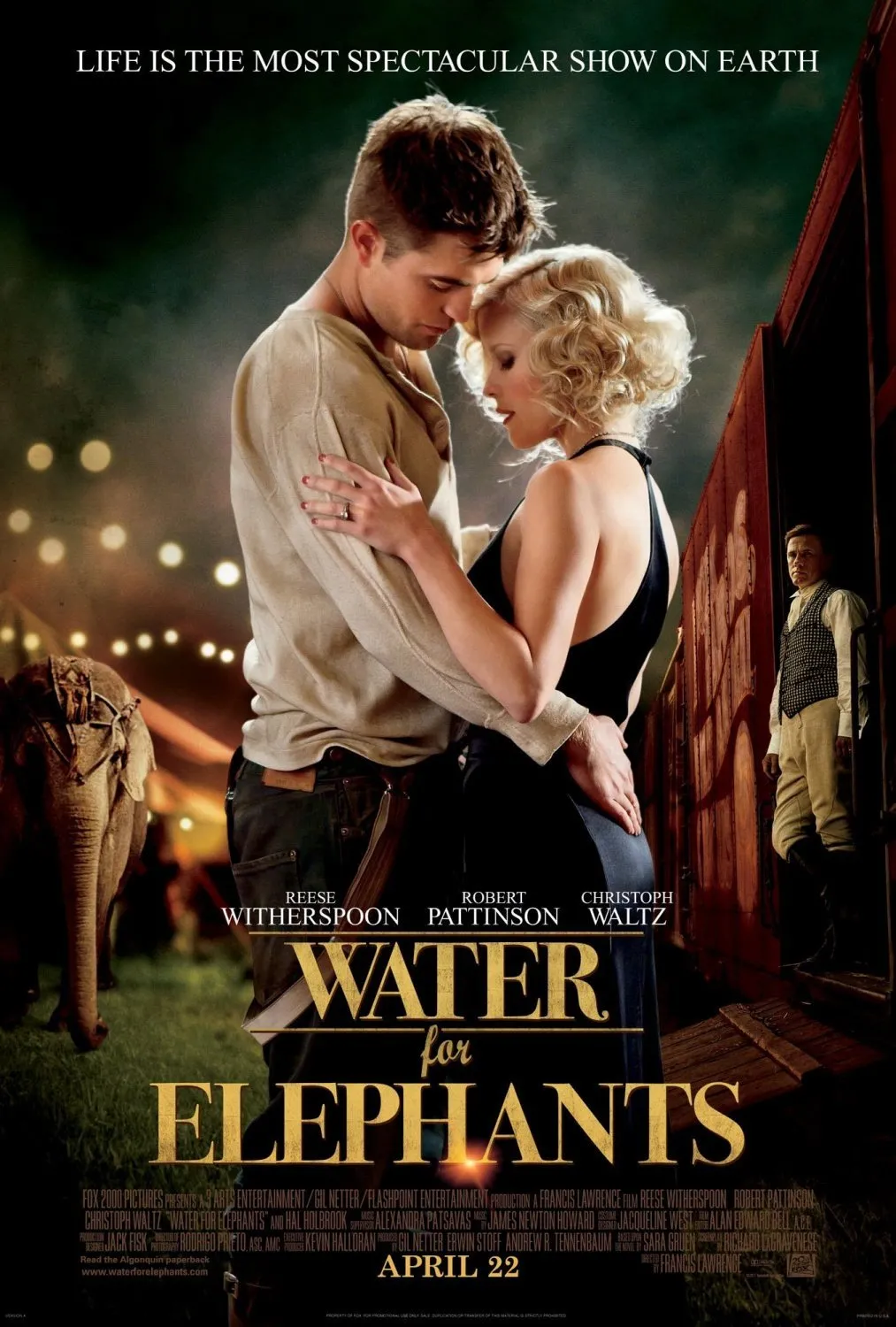  فیلم Water for Elephants 2011